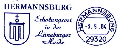 Wappen von Hermannsburg/Coat of arms (crest) of Hermannsburg