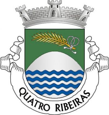 Brasão de Quatro Ribeiras/Arms (crest) of Quatro Ribeiras