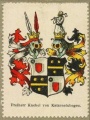 Wappen Freiherr Knebel von Katzenelnbogen nr. 1107 Freiherr Knebel von Katzenelnbogen