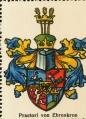 Wappen Praetori von Ehrenkron nr. 1910 Praetori von Ehrenkron