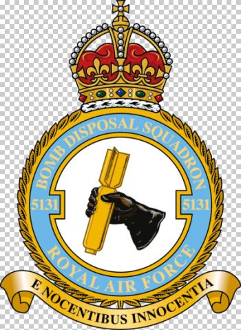 Coat of arms (crest) of No 5131 Bomb Disposal Squadron, Royal Air Force