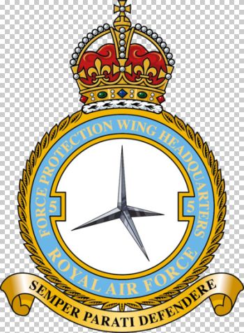 Coat of arms (crest) of No 5 Force Protection Wing, Royal Air Force