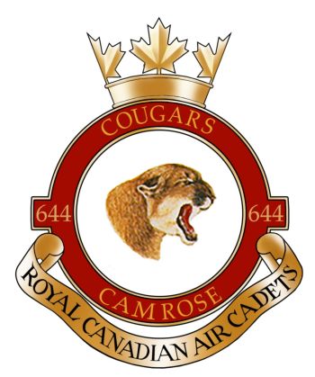 Coat of arms (crest) of the No 644 (Cougars) Squadron, Royal Canadian Air Cadets