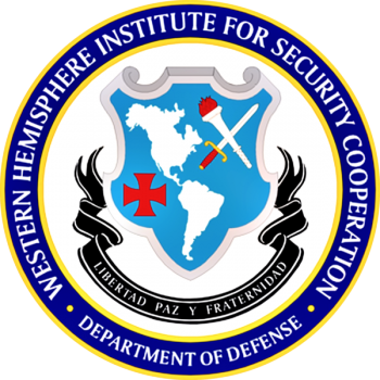 Coat of arms (crest) of the Western Hemisphere Institute for Security Cooperation, US