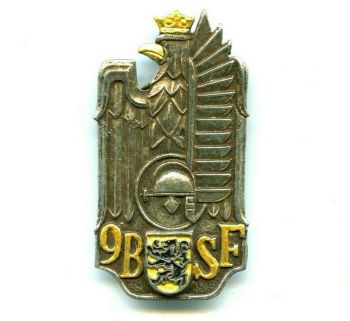 Coat of arms (crest) of the 9th Flanders Rifle Battalion, Polish Army