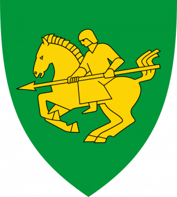 Coat of arms (crest) of the Nordenfjeldske Dragoon Regiment, Norwegian Army