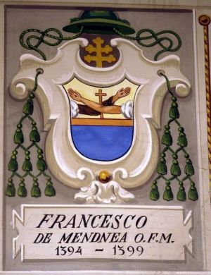 Arms (crest) of Francesco de Mendnea