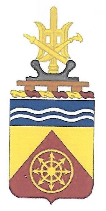 Coat of arms (crest) of 394th Transportation Battalion, US Army