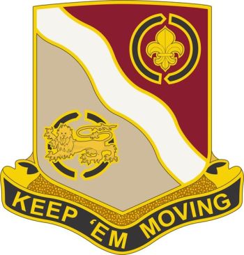 Coat of arms (crest) of 446th Transportation Battalion, US Army