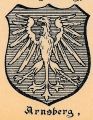 Wappen von Arnsberg/ Arms of Arnsberg