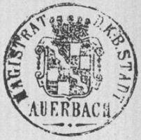 Wappen von Auerbach in der Oberpfalz/Arms (crest) of Auerbach in der Oberpfalz