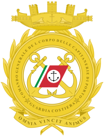 Coat of arms (crest) of the General Command of the Port Captaincies and Coast Guard, Italian Navy