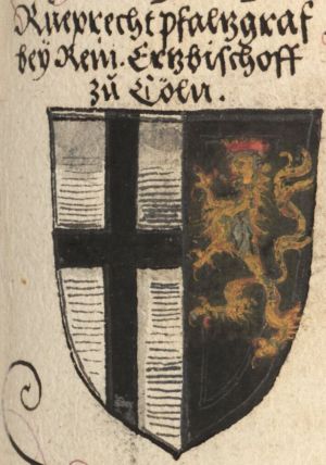 Arms (crest) of Ruprecht von der Pfalz