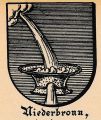 Wappen von Niederbronn/ Arms of Niederbronn