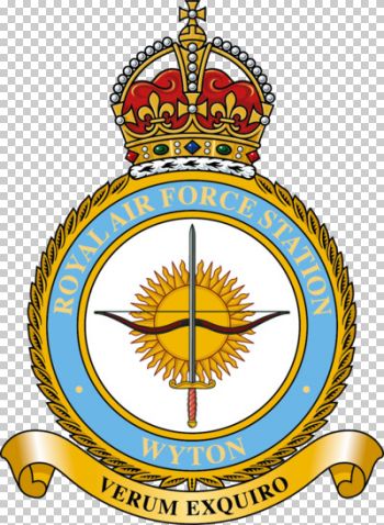 Coat of arms (crest) of RAF Station Wyton, Royal Air Force