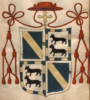 Arms (crest) of Gaspar Zúñiga y Avellaneda