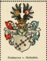 Wappen Freiherren von Hohenfels nr. 1509 Freiherren von Hohenfels