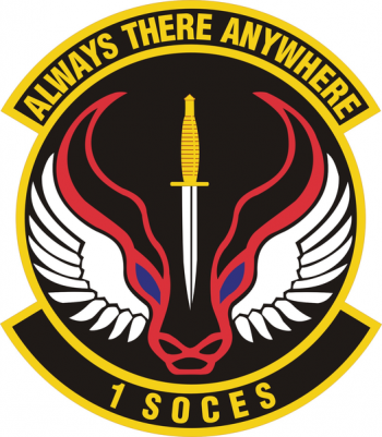 Coat of arms (crest) of the 1st Special Operations Civil Engineer Squadron, US Air Force