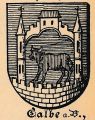 Wappen von Calbe an der Saale/ Arms of Calbe an der Saale