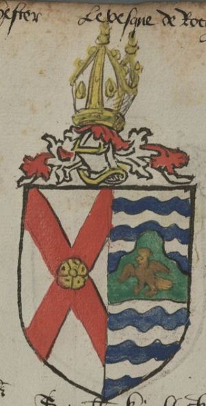 Arms (crest) of John Hilsey