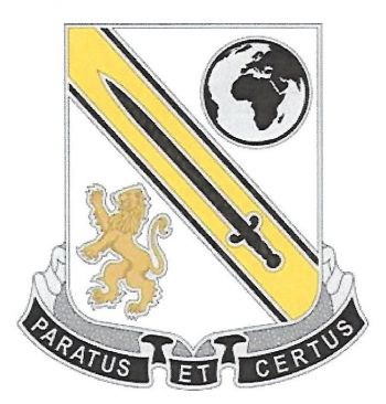 Coat of arms (crest) of 903rd Support Battalion, US Army