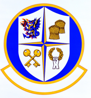 Coat of arms (crest) of the 81st Services Squadron, US Air Force