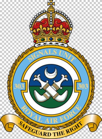 Coat of arms (crest) of No 303 Signals Unit, Royal Air Force