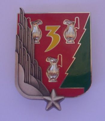 Blason de 3rd Combat Helicopter Regiment, French Army/Arms (crest) of 3rd Combat Helicopter Regiment, French Army