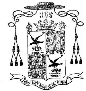 Arms (crest) of Henri de Lespinasse de Saune