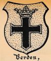 Wappen von Verden (Aller)/ Arms of Verden (Aller)