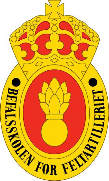 Coat of arms (crest) of Artillery NCO School, Norwegian Army