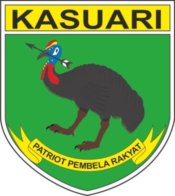 Coat of arms (crest) of the XVIII Military Regional Command - Kasuari, Indonesian Army