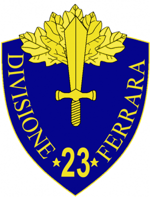 23rd Infantry Division Ferrara, Italian Army.png