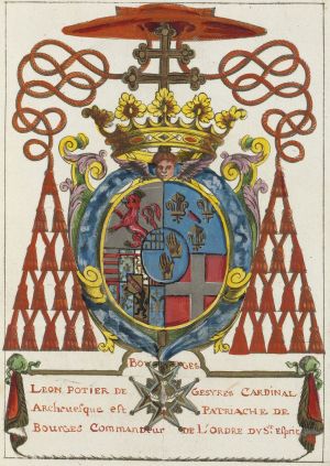 Arms of Léon Potier de Gesvres