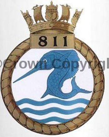 Coat of arms (crest) of the No 811 Squadron, FAA