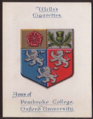 Coat of arms (crest) of Pembroke College (Oxford University)