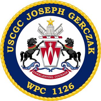 Coat of arms (crest) of the USCGC Joseph Gerczak (WPC-1126)
