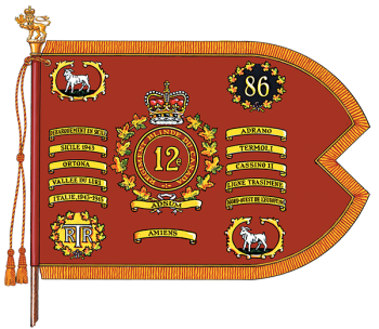 Arms of 12e Régiment blindé du Canada, Canadian Army