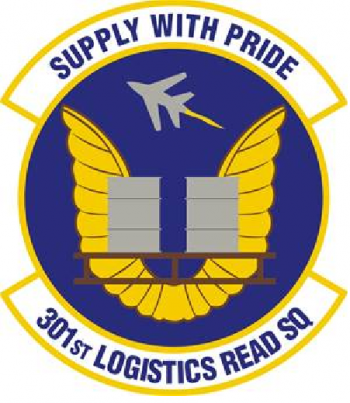 Coat of arms (crest) of the 301st Logistics Readiness Squadron, US Air Force