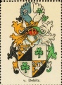Wappen von Debitz nr. 1529 von Debitz