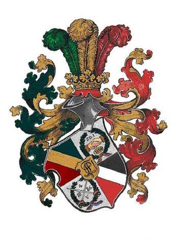 Wappen von Landsmannschaft Cimbria-Fidelitas zu Karlsruhe/Arms (crest) of Landsmannschaft Cimbria-Fidelitas zu Karlsruhe