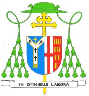 Arms (crest) of Cyril Conrad Cowderoy
