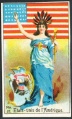 Arms, Flags and Folk Costume trade card