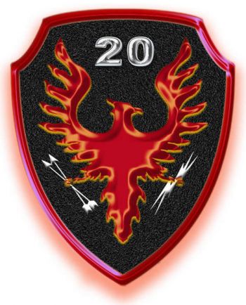 Coat of arms (crest) of the 20th Attack Squadron, Philippine Air Force