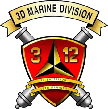 Coat of arms (crest) of the 3rd Battalion, 12th Marines, USMC