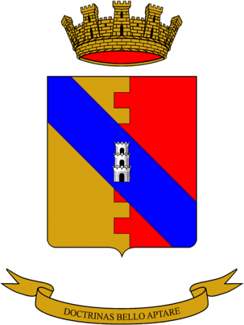 Coat of arms (crest) of the Engineer Application School, Italian Army