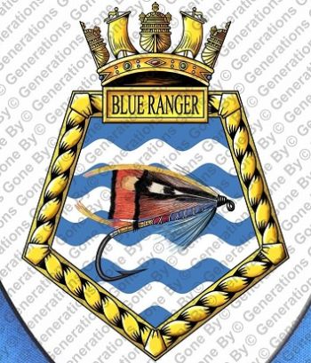 Coat of arms (crest) of the RFA Blue Ranger, United Kingdom