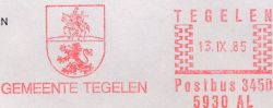 Wapen van Tegelen/Arms (crest) of Tegelen