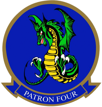 Coat of arms (crest) of the VP-4 Skinny Dragons, US Navy