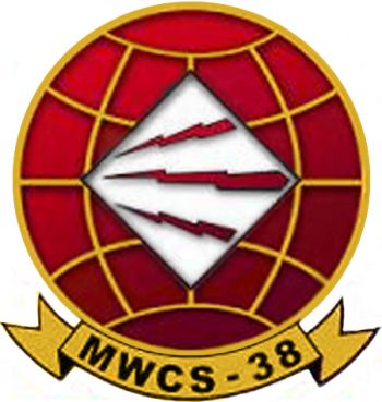 Coat of arms (crest) of the MWCS-38 Red Lightning, USMC